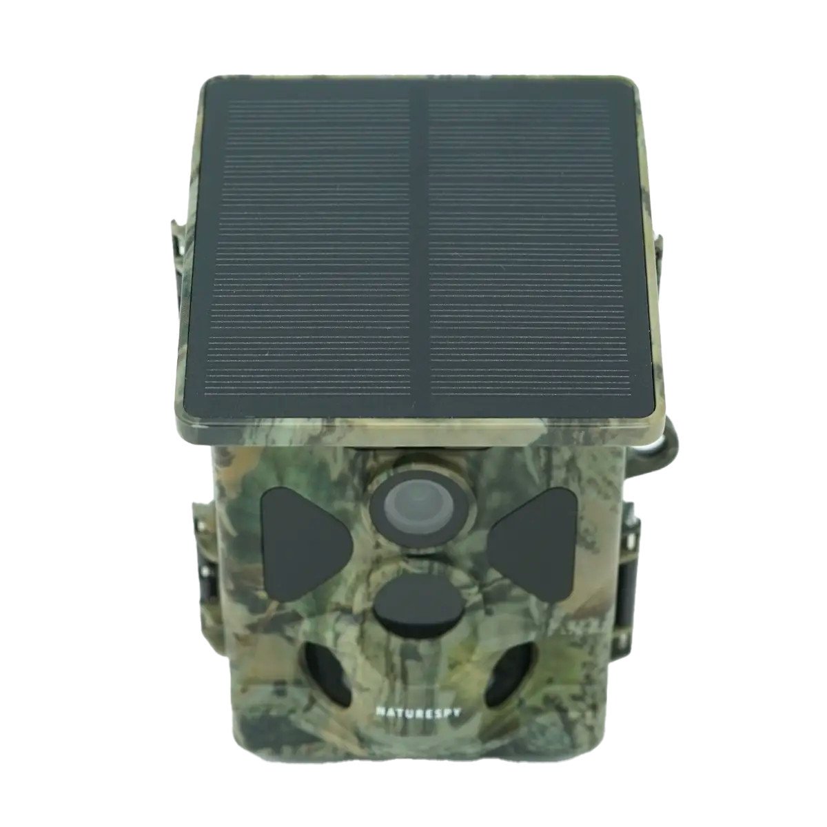 naturespy helarctos cmara de trampeo solar con led negros de luz infrarroja invisible tipo low glow, wifi local y transmisin de foto y vdeo va 4g