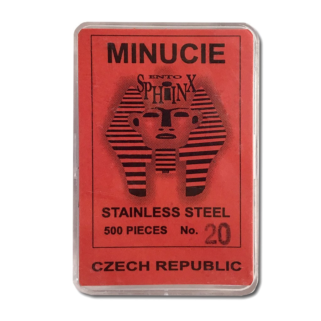 agujas minucias de 0,20 mm sobre de 500 ud