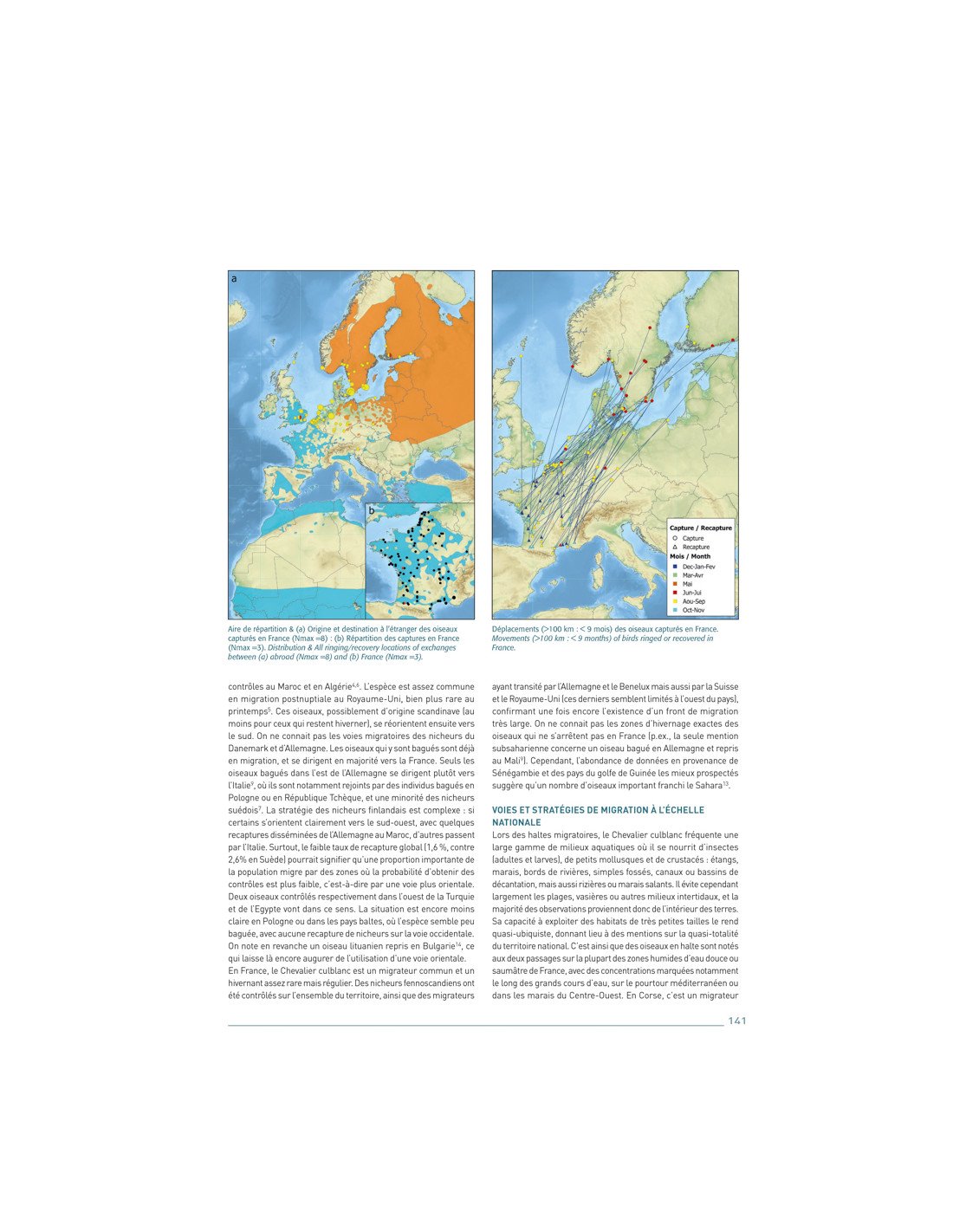 atlas des oiseaux migrateurs de france 2 volumes