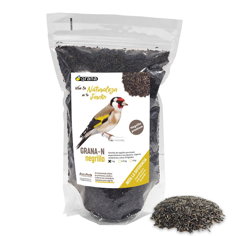 grana-n bolsa de negrillo. alimento para aves silvestres 1 kg
