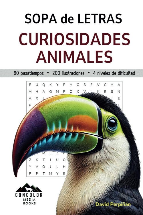 sopa de letras. curiosidades animales