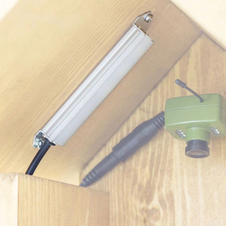 led de iluminacin diurna para uso con cmaras a color en cajas nido