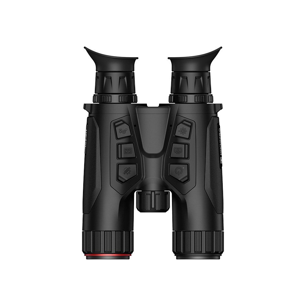 hikmicro habrok 4k he25l visor trmico y nocturno binocular con iluminacin infrarroja 850 nm, gps, wi-fi, telmetro lser y registro de imgenes