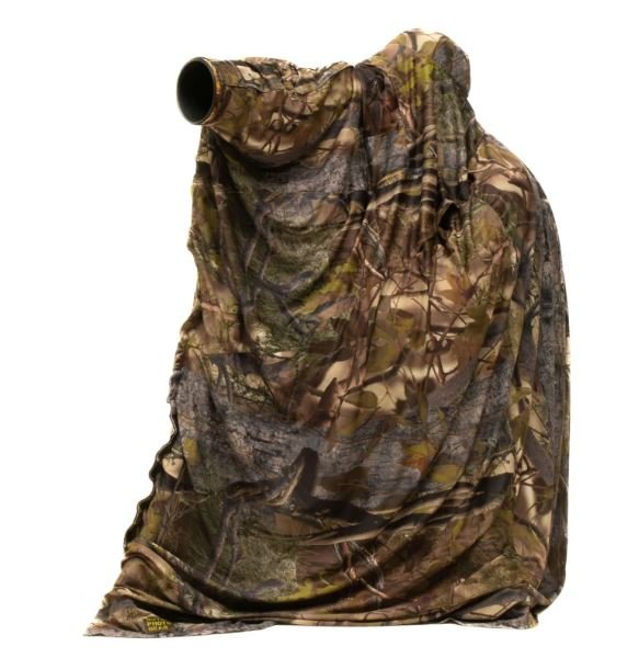 capelina de tela de camuflaje ligera y transpirable bag hide buteo photo gear / stealth gear para fotografa de fauna color verde