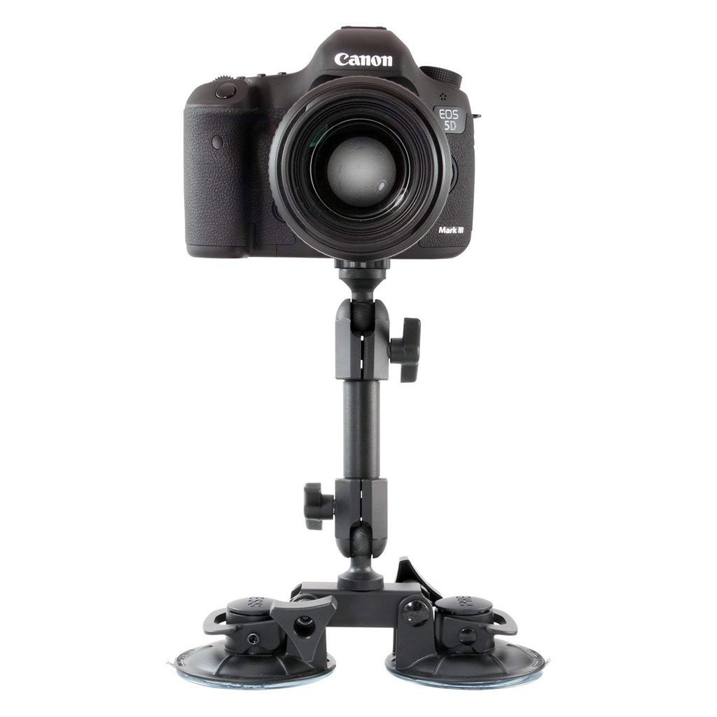 soporte con doble ventosa para telescopios y material fotogrfico delkin fat gecko