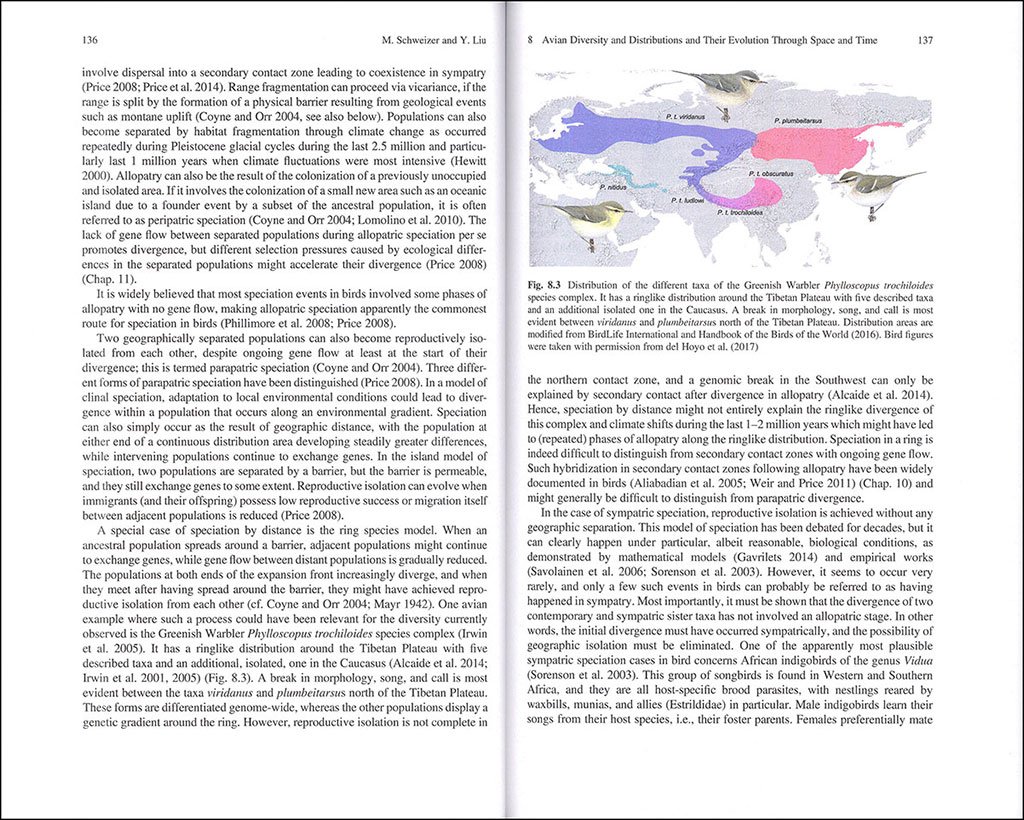 bird species. how they arise, modify and vanish