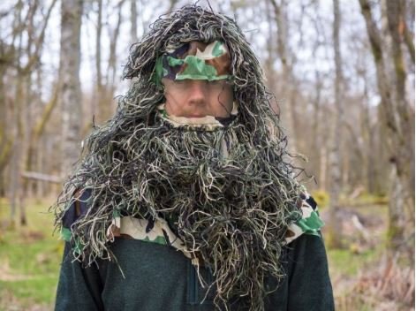 tragopan capucha tipo ghillie