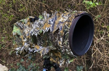 tragopan cobertor 3d de camuflaje para teleobjetivos grandes