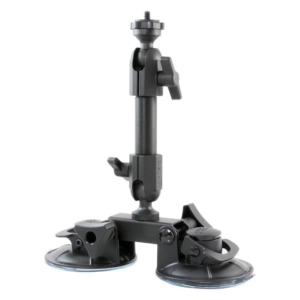 soporte con doble ventosa para telescopios y material fotogrfico delkin fat gecko