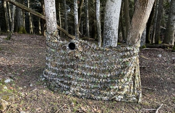 tragopan lmina 3d de camuflaje 1,5x3,5 m