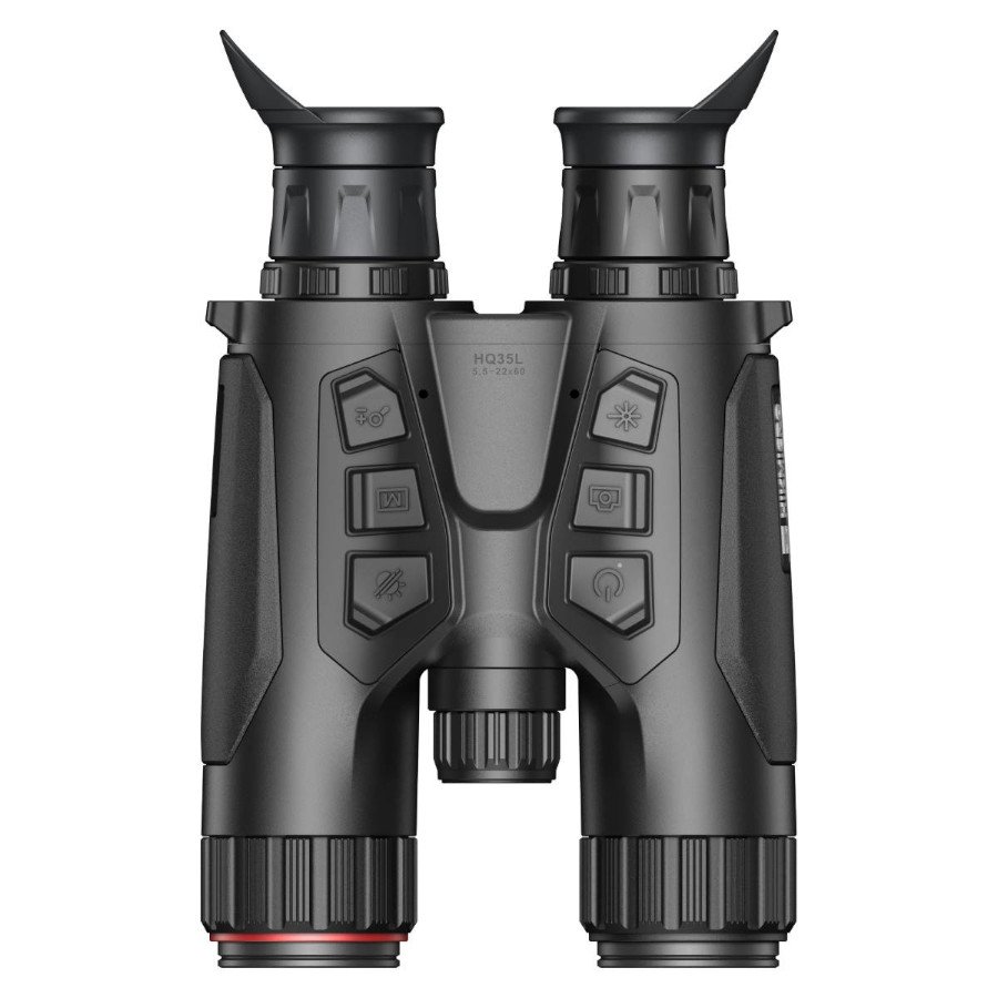 hikmicro habrok 4k hq35l visor trmico y nocturno binocular con iluminacin infrarroja 850 nm y 940 nm, gps, wi-fi, telmetro lser y registro de imgenes
