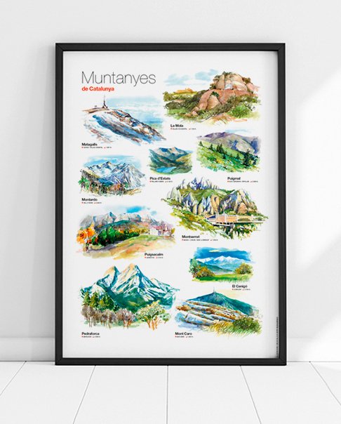 pster muntanyes de catalunya