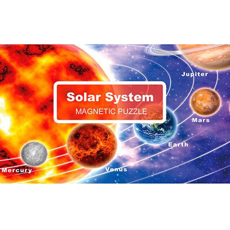 puzzle magntico. sistema solar