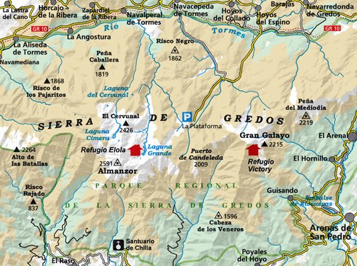 mapa alpina 1:25.000. . sierra de gredos (mapa y gua)