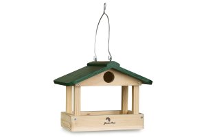 comederos de madera para aves silvestres