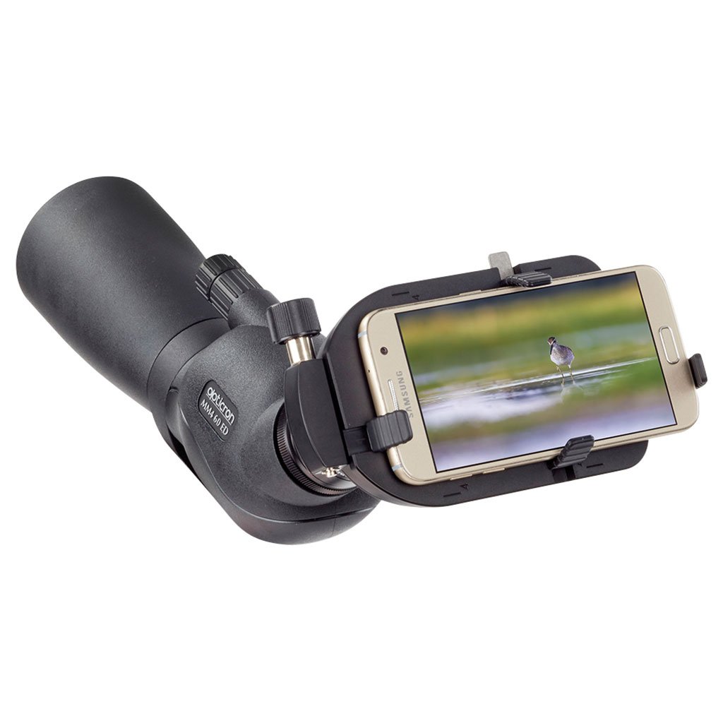 opticron adaptador universal para phonescoping smartphone mount usm-2