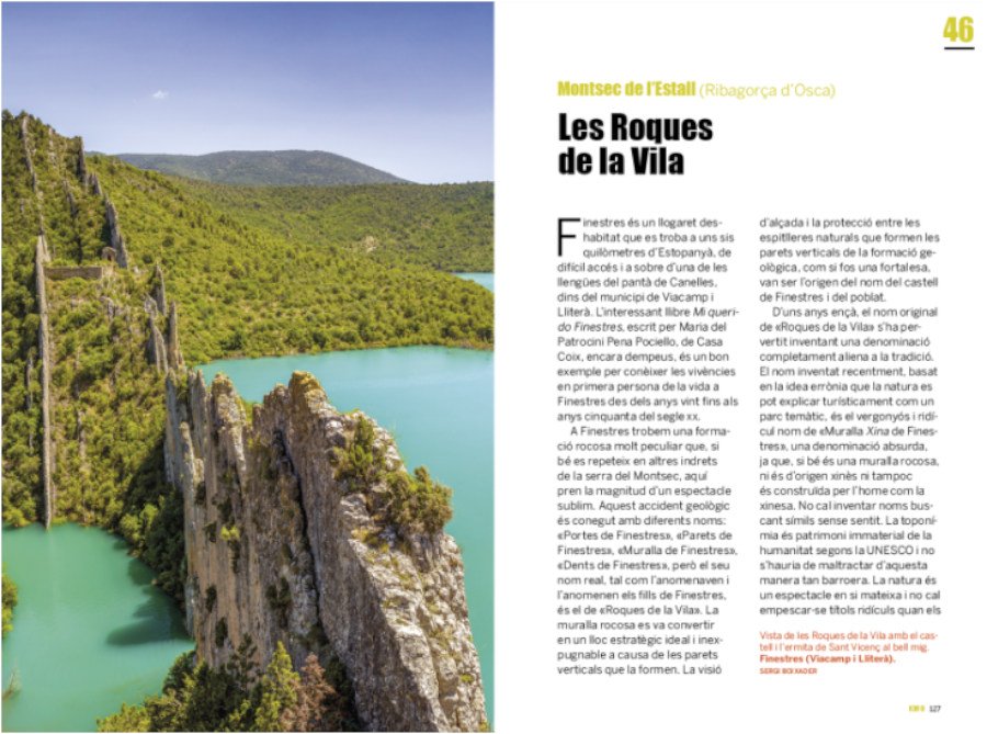 serra del montsec 101 propostes