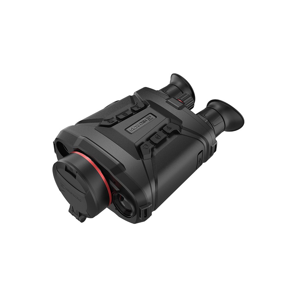 hikmicro raptor r75qg wlve visor trmico y ptico binocular con iluminacin infrarroja 850 nm, gps, wi-fi, telmetro lser y registro de imgenes