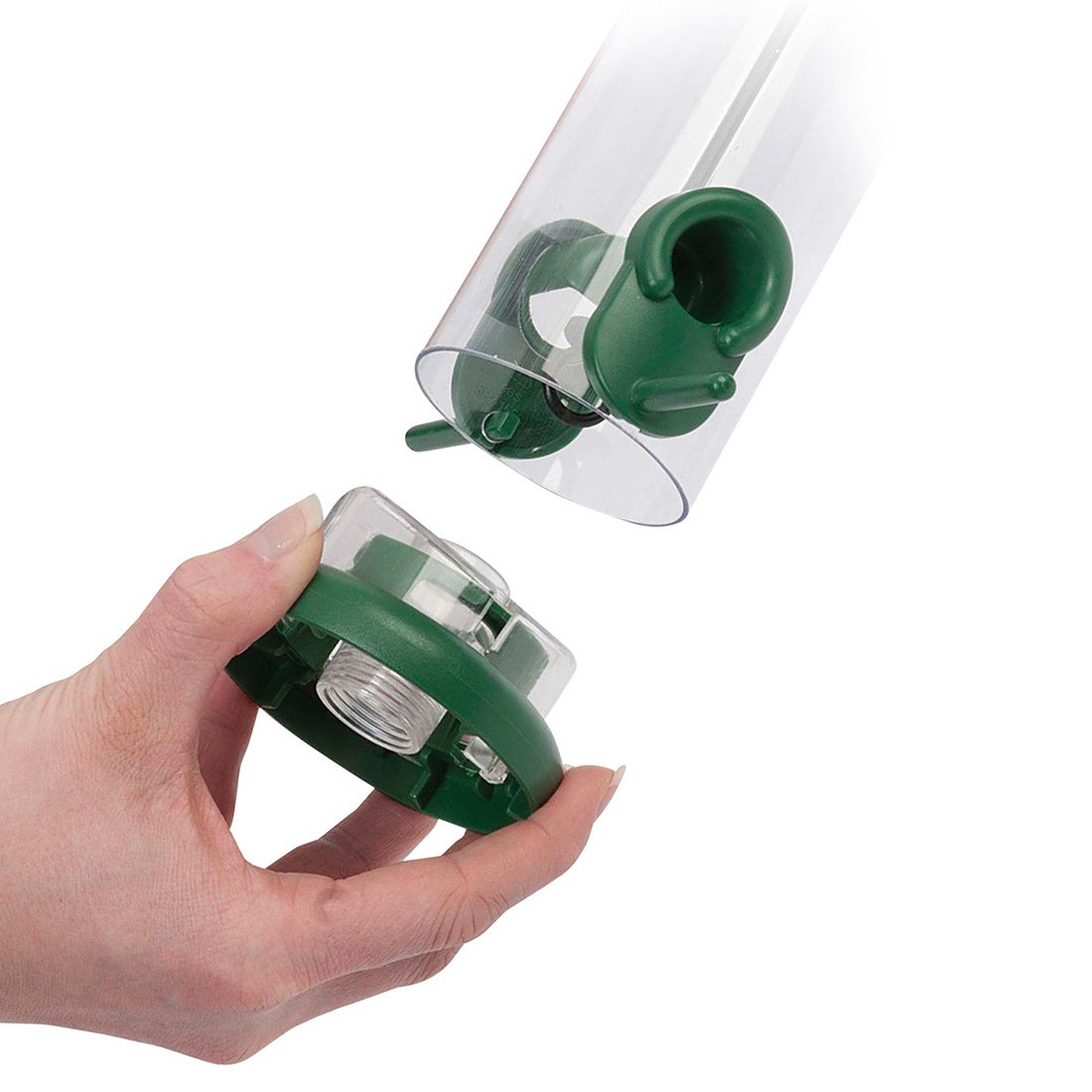 to-s3g 'ring pull' comedero tubular para aves silvestres grande para mezcla de semillas fcil de limpiar