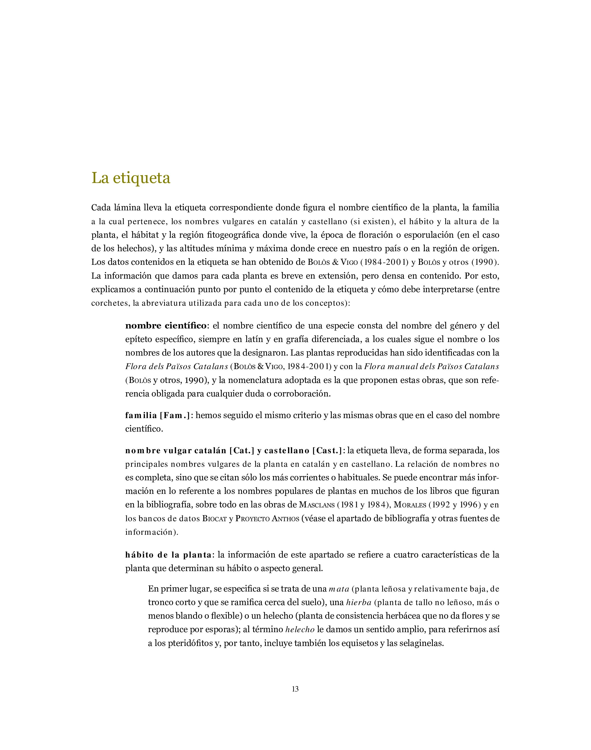 el herbario. matas, hierbas y helechos. 2 edicin