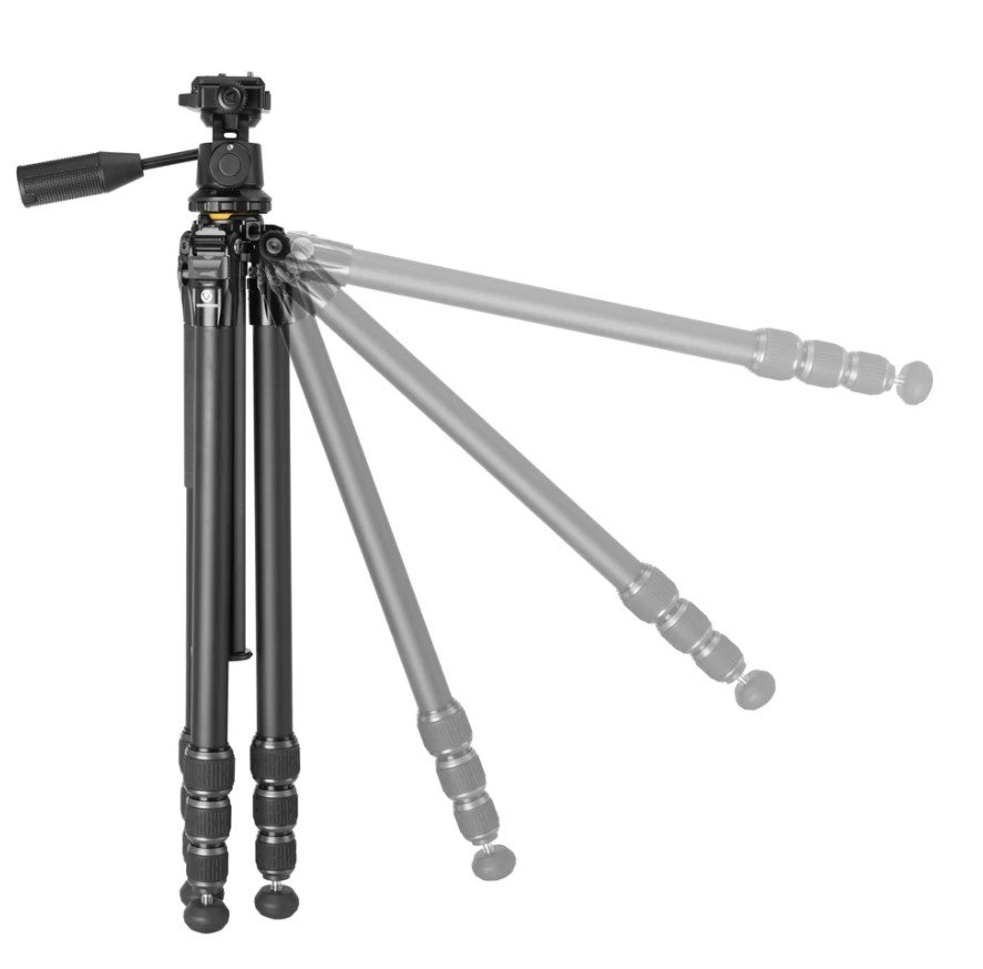 trpode vanguard veo 5 234ao26 de aluminio con rtula de vdeo ph26