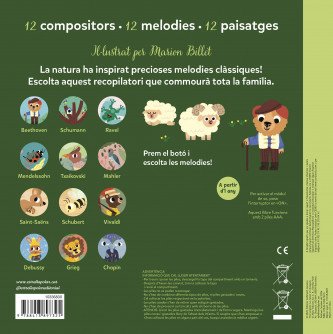 melodies clssiques de la natura. el meu primer llibre de sons