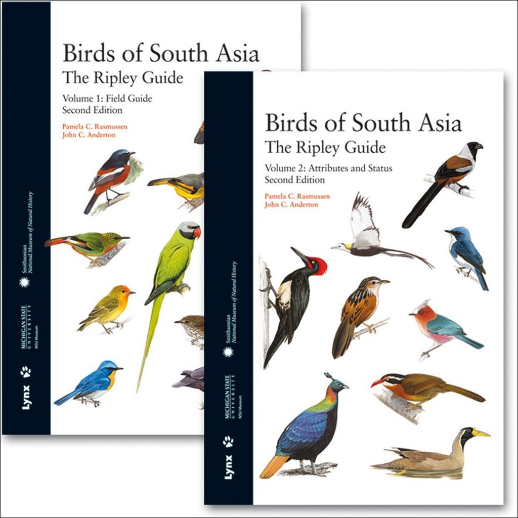 birds of south asia. the ripley guide. 2 volume set