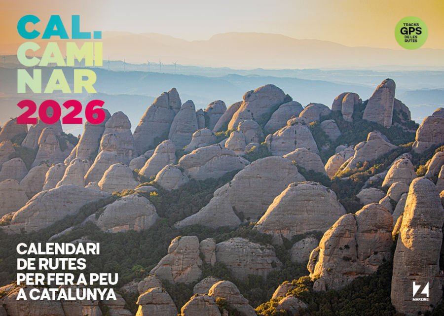 calendari mapzine 2026 cal caminar. calendari de rutes per fer a peu a catalunya