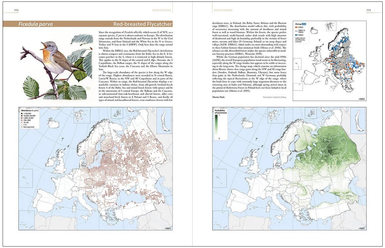 european breeding bird atlas 2. distribution, abundance and change (ebba2)