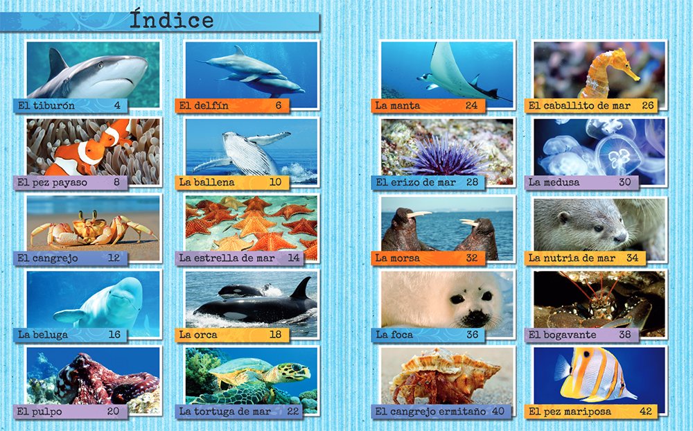 los animales del mar