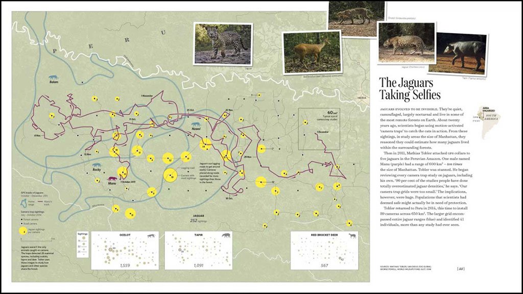 where the animals go. tracking wildlife with technology in 50 maps and graphics