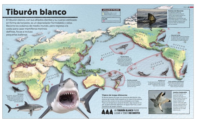 atlas del mundo animal. la vida salvaje en mapas