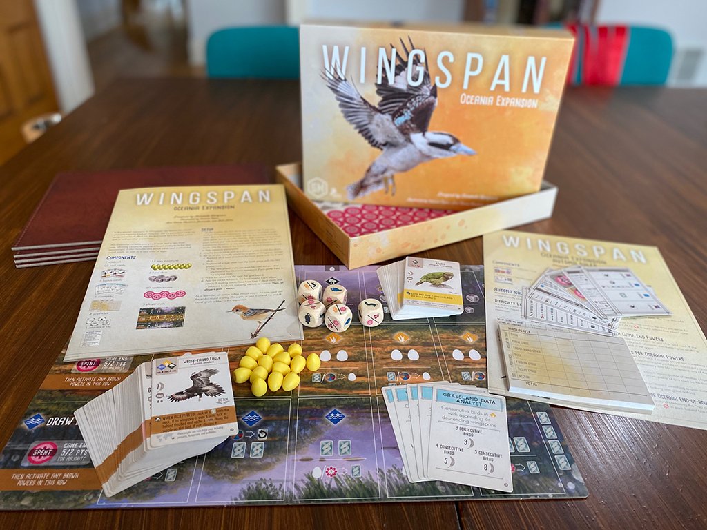 juego wingspan: expansin oceana
