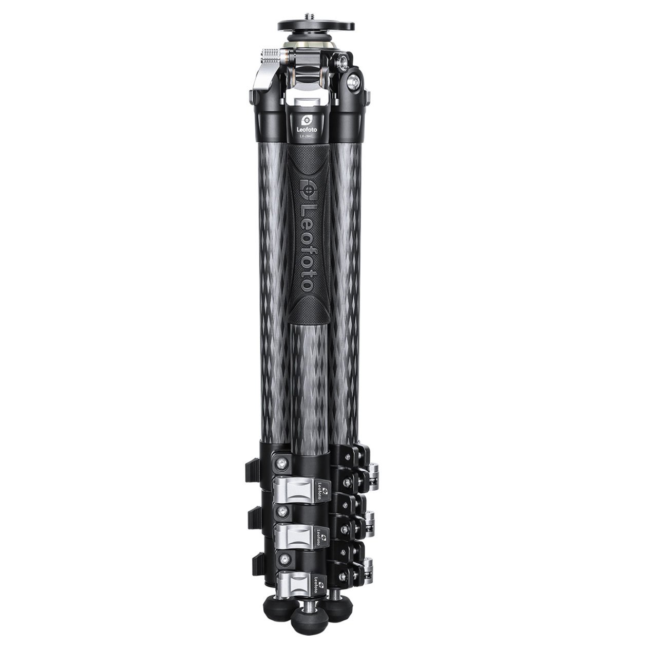 leofoto kit trpode de fibra de carbono manba lv-284c y rtula fluida bv-5