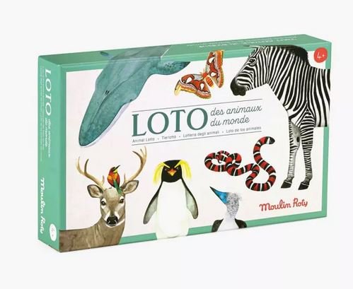 loto des animaux (joc de loteria d'animals/ juego de lotera de animales)