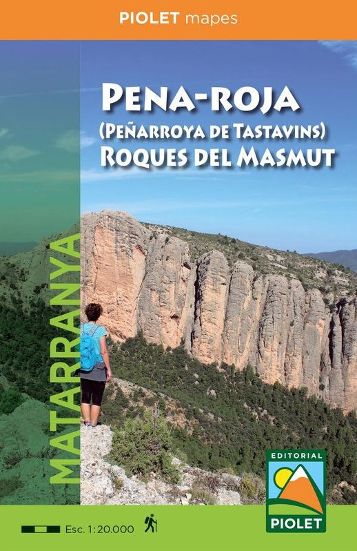 mapa piolet 1:20.000. pena-roja (pearroya de tastavins), roques del masmut