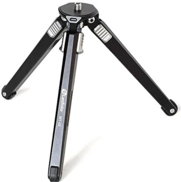 leofoto kit minitripode de sobremesa mt-02 con rtula bola mbh-19