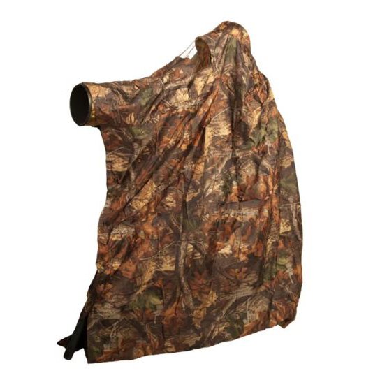 capelina de tela de camuflaje ligera bag hide buteo photo gear / stealth gear para fotografa de fauna color marrn