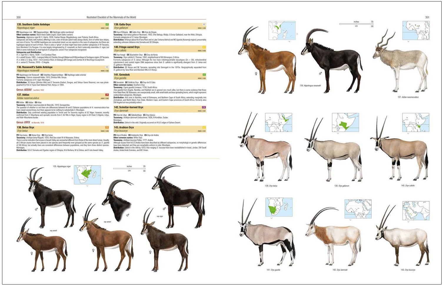 illustrated checklist of the mammals of the world