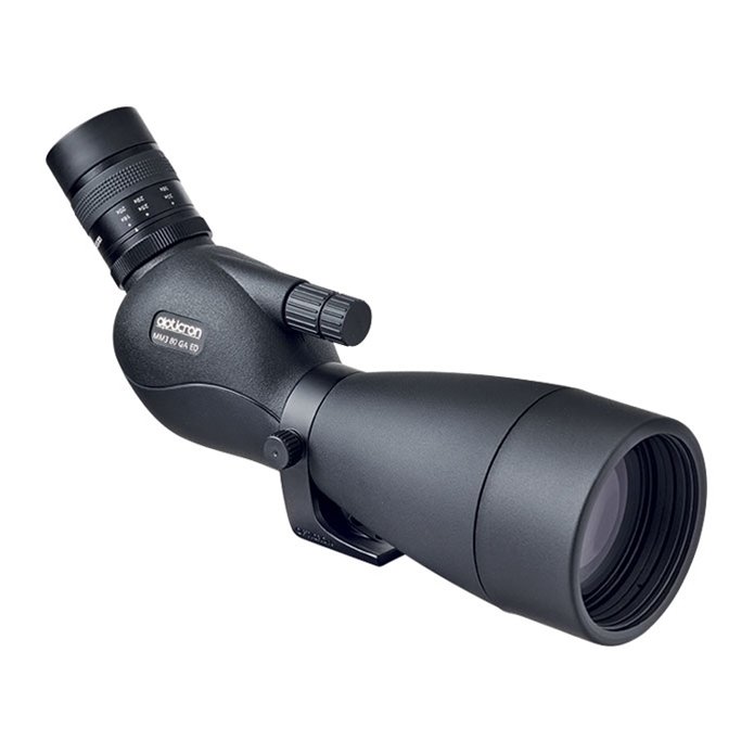 opticron telescopio mm3 80 ga ed acodado con ocular mm3 20-60x