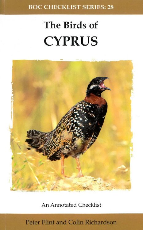 the birds of cyprus. an annotated checklist