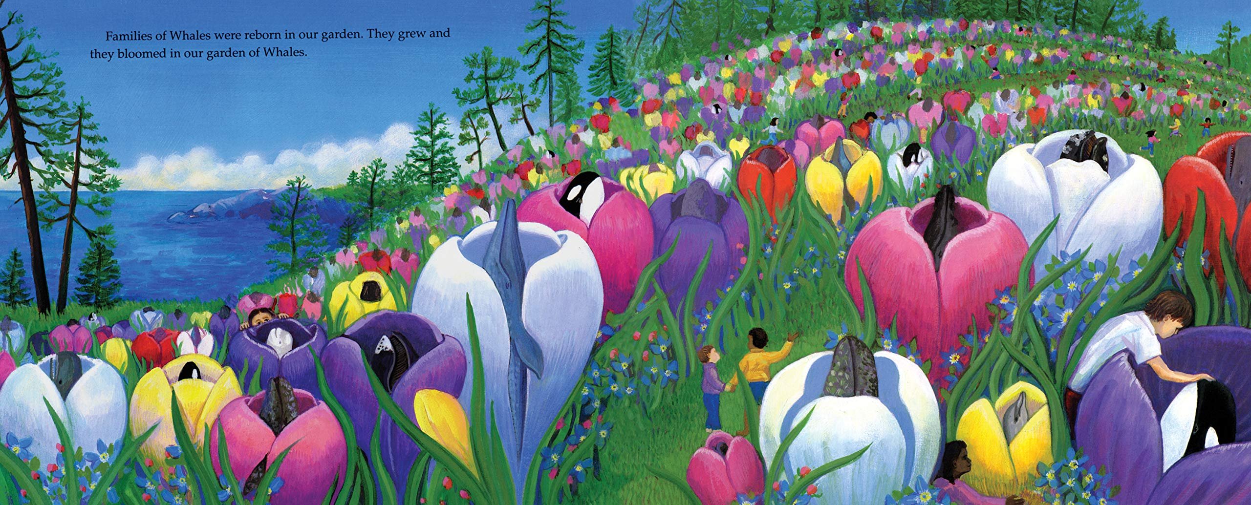 a garden of whales