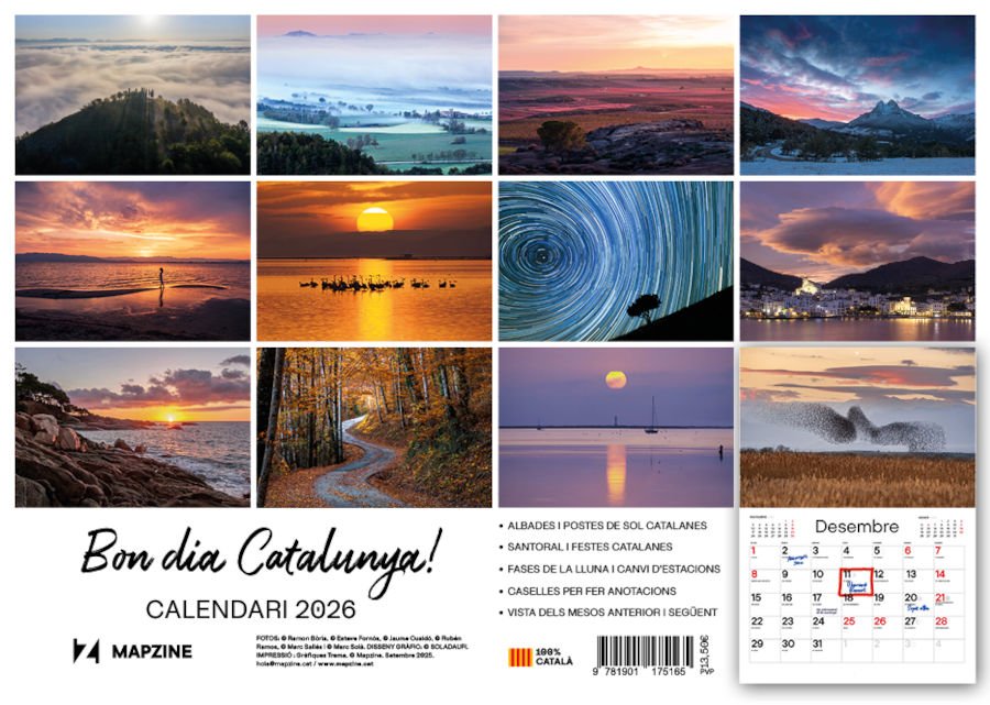calendari mapzine 2026 bon dia catalunya!