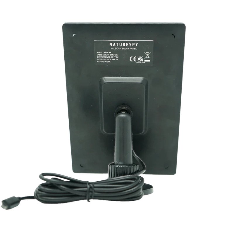 naturespy panel solar para cmara de trampeo naturespy wifi wildcam 2