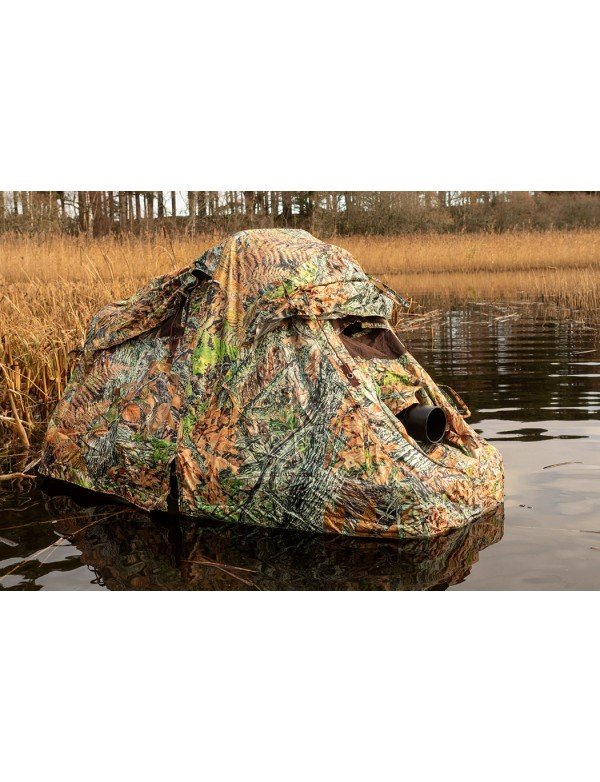 escondite fotogrfico flotante con carpa tragopan floating hide