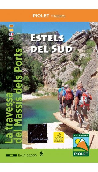 mapa piolet 1:25.000. estels del sud. la travessa del masss dels ports