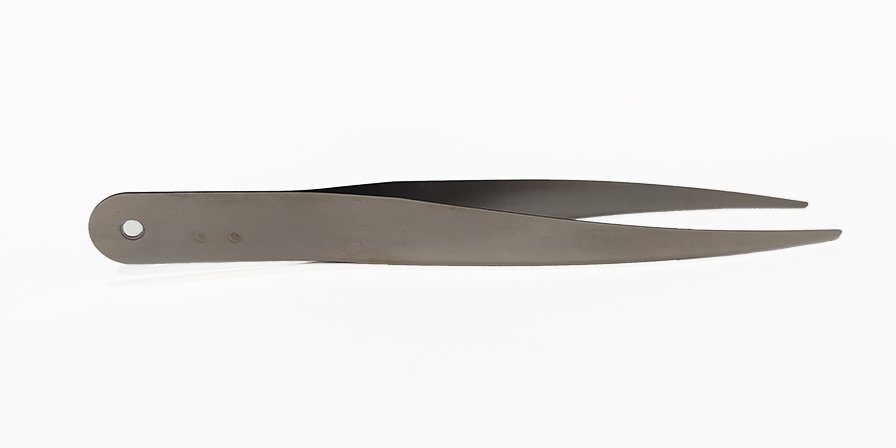 pinzas suaves para entomologa de 10 cm punta recta