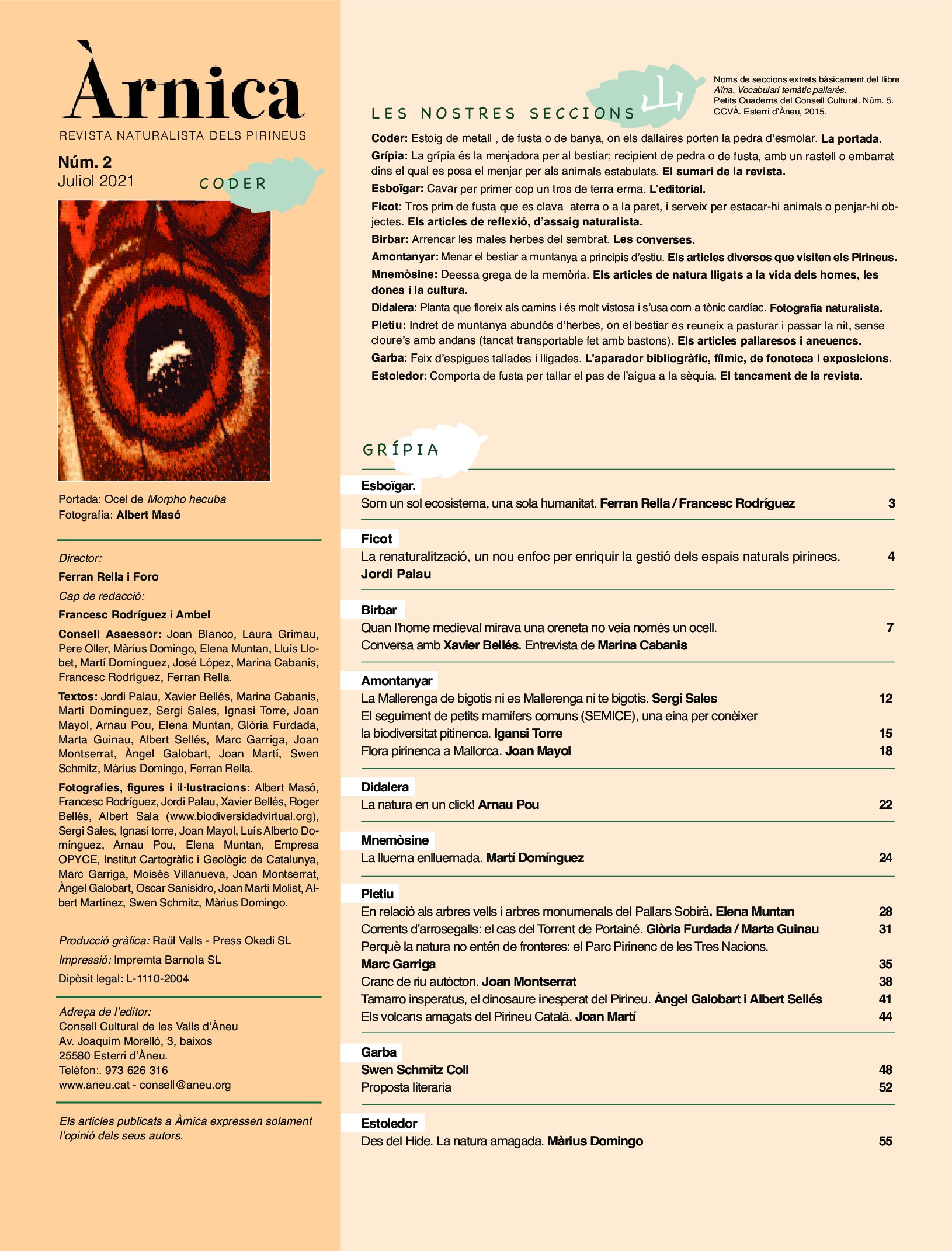 rnica. revista naturalista dels pirineus n 2