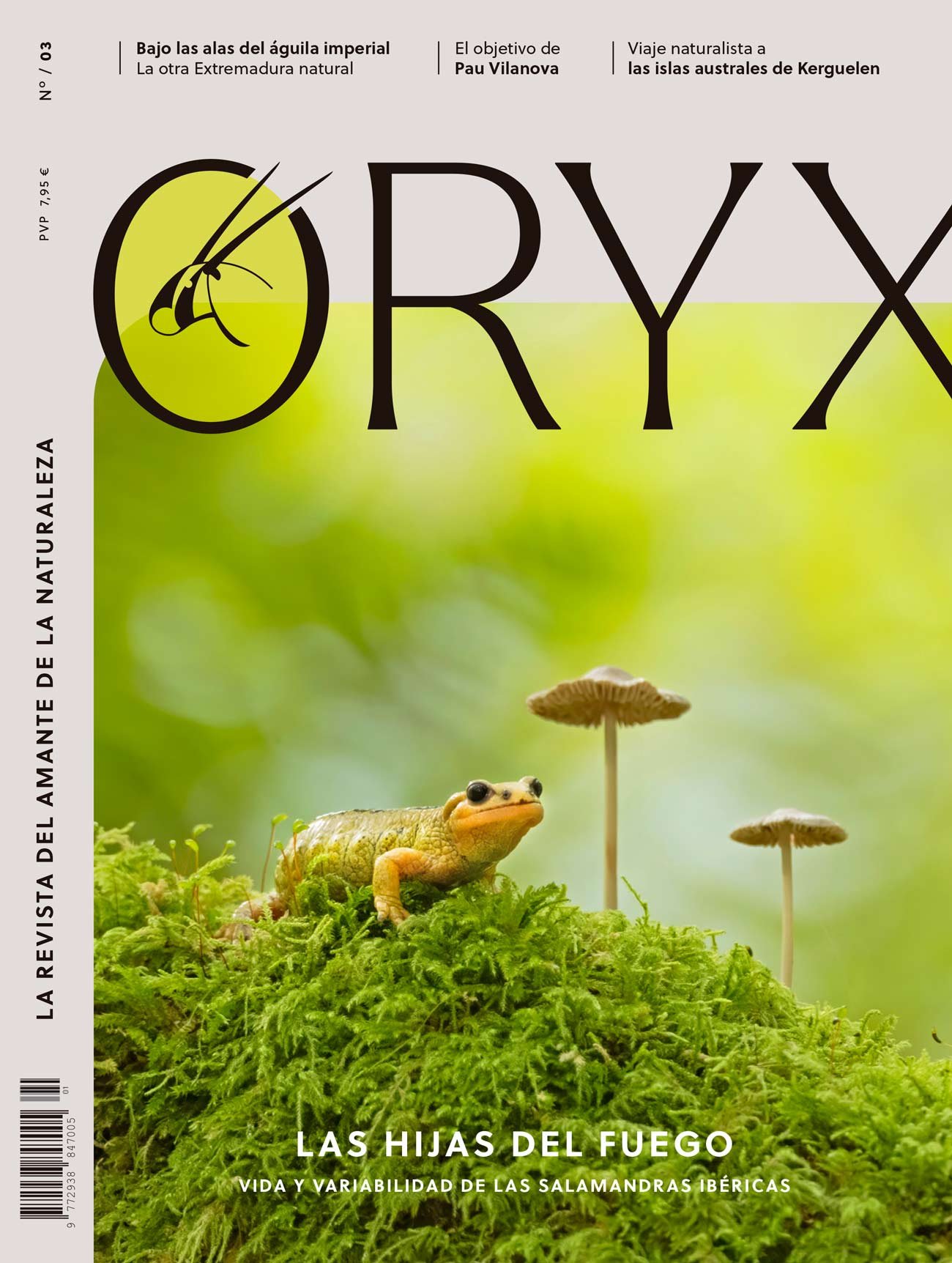 oryx, la revista del amante de la naturaleza. nmero 03. versin impresa en castellano.