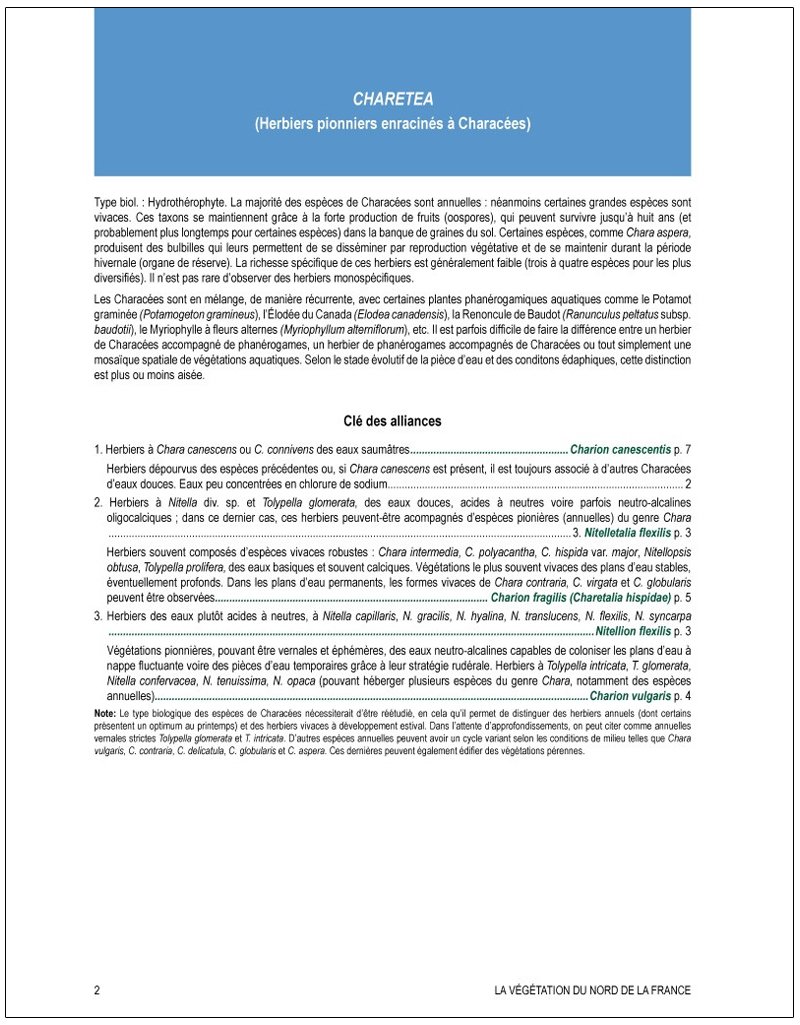 vgtation du nord de la france - guide de dtermination